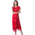 Fasense Women Satin Nightwear Sleepwear 2 PCs Set of Nighty, Robe, SR006 A