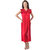 Fasense Women Satin Nightwear Sleepwear 2 PCs Set of Nighty, Robe, SR006 A
