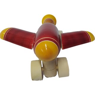                       Channapatna Wooden Aeroplane Toy                                              