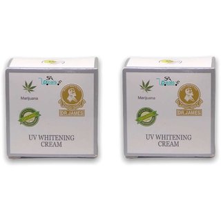                       Dr James Whitening Cream with UV Protection (Pack of 2, 4g each)                                              