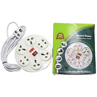 Buy PI EXTENSION CORD 8 IN 1 ROUND SHAPE 8 Socket Extension Boards ...