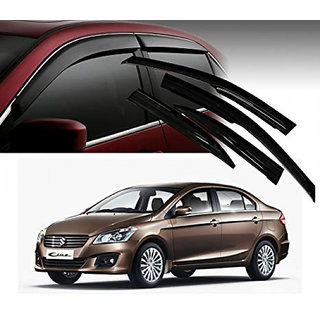 Auto Lite door visor set for Maruti Ciaz new model non breakable injection molding Genuine ABS plastic Auto Lite door visor set for Maruti Ciaz new model non breakable injection molding Genuine ABS plastic