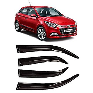 Door visor set for Hyundai I20 Elite only non breakable injection molding Genuine ABS plastic Door visor set for Hyundai I20 Elite only non breakable injection molding Genuine ABS plastic