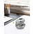AutoBizarre Premium Quality Metal Body Solar Powered Rotating Car Silver Solar Crystal Perfume And Air Freshener