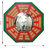 Wooden Vastu Feng Shui Chinese Convex Bagua (Pa Kua) Mirror For Positive Chi, Energy  Home-Office Decor (Mulitcolor) (1