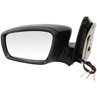                       Side Door Mirror For Rapid/Vento/Polo Motorised Without Indicator Left Hand Passenger Side                                              
