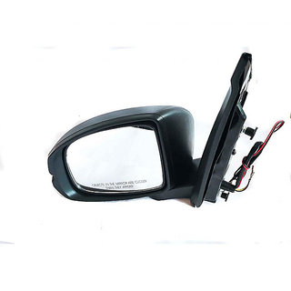                       Side Door Mirror For Honda AMAZE New Model With Indicator and ELECTRICAL (non Auto Fold) Left Hand Passenger Side                                              