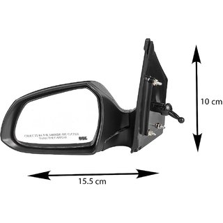                       Side door mirror for Hyundai Grand I10 manual with adjustable Knob Type Left Passenger side                                              