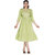 green color kurti with embroidery