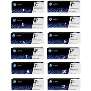 Buy Hp 88a Toner Cartridge 12 Pack Online 15800 From Shopclues