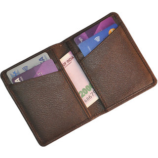                       Hide & Sleek Slim RFID Protected Leatherite Credit Card Holder                                              