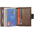 Hide & Sleek Brown Leatherite Credit Card Case