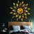 Grahak Trend - 3D Acrylic Sun Flame Mirror Decorative Wall Stickers with Extra 10 Butterfly Sticker ,(45cm X 45cm) - Pac