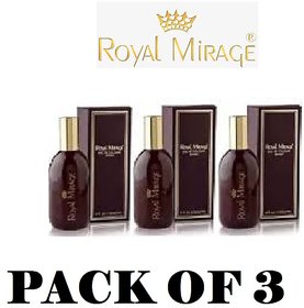 Royal Mirage Body Spray Original - Pack of 3, 200ml