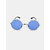 Adam Jones Unisex Blue Gradient Round UV Protected Full Rim Round Sunglasses