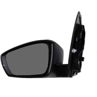                       Side Door Mirror For Rapid/Polo/Vento Adjustable with knob type(Manual) Left Hand Passenger Side                                              