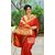 Chakradhar Distributors Banarasi Lichi Silk Zari Woven Border Saree