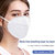 N95 White Pack Of 10 Face Mask Ultra Comfortable Anti Pollution Protection Mask Respirator Breathing Reusable Mask
