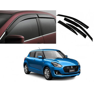                       Door Visor Set For New Swift 2018 to Present Model Only check product image for car model and order set of 4                                              