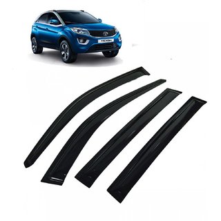 Door Visor Set For NEXON set of 4 Matt Black Genuine ABS Non Breakable Injection Molding Door Visor Set For NEXON set of 4 Matt Black Genuine ABS Non Breakable Injection Molding