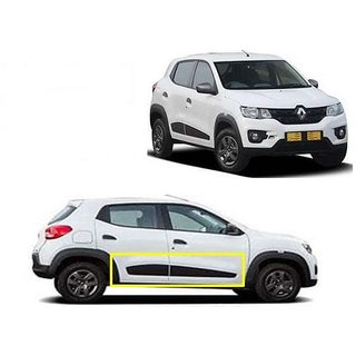 Side door Beading For Renault Kwid Matt Black Set of 4 Side door Beading For Renault Kwid Matt Black Set of 4