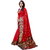 Pisara Red Banarasi Cotton Silk Woven Saree