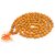 Kuhu Creations Vedroopam Sacred String of Prayer Puja Mala, Chanting Mantras. (Dark Yellow Haridra Haldi, 1 Unit)