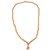 Kuhu Creations Vedroopam Sacred String of Prayer Puja Mala, Chanting Mantras. (Dark Yellow Haridra Haldi, 1 Unit)
