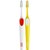 Tepe Supreme Soft Toothbrush Pack Of 2(White,Yellow) Efficient CleaningWith Free Travel Pouch