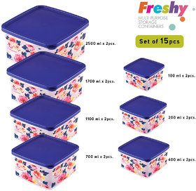 Trueware Freshy Storage Container set of 7 pcs  assorted