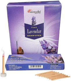 Aromatika French Lavender Dhoop Sticks Pack of Total 120 Dhoop Sticks
