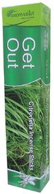 ARO VATIKA Compatible for Get Out Natural Mosquito Repellent Citronella Incense Sticks Aromatika (1 Box x 12 Pouches x 1