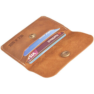 Hide Sleek Genuine Leather Bi-fold Credit Card Holder Hide Sleek Genuine Leather Bi-fold Credit Card Holder