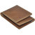 Hide & Sleek Genuine Brown Hunter Leather Credit Card Holder Wallet