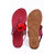 Puransh Women's Red Sandal