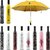 NIPSER Fashionable Wine Bottle Umbrella 110 cm - Random Color