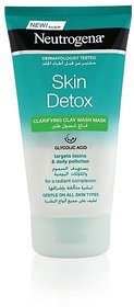 Neutrogena Skin detox clarifying clay wash mask glycolic acid 150ml