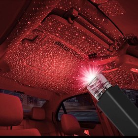 Auto Addict Car Roof Star Projector Lights, USB Portable Adjustable Flexible Interior Lights 1 pc For Chevrolet Beat