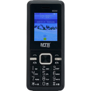 MTR M200 (Dual Sim, 1.8 Inch Display, 3000 Mah Battery,Vibration,Quad Led Torch)