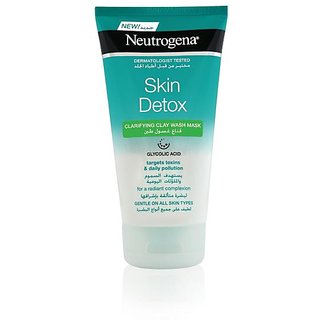 Neutrogena Skin detox clarifying clay wash mask glycolic acid 150ml