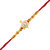 Vighnaharta Money Turtle CZ Gold and Rhodium Plated Alloy Rakhi for Lovely Brother - [VFJ1049RKG]