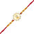 Vighnaharta Framing Lucky Tortoise CZ Rhodium Plated Alloy Rakhi for Lovely Brother - [VFJ1064RKG]