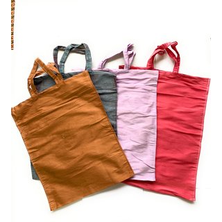 TUGS Export Quality Dolphin Fabric Cloth Bag Hand Stitched Size 12x16 with Handle, Pack of 10 TUGS Export Quality Dolphin Fabric Cloth Bag Hand Stitched Size 12x16 with Handle, Pack of 10