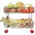 AK Stainless Steel 2 Layer Fruits and Vegetable Trolley with Wheels ll Kitchen Storage Basket Potato Onion Hold