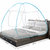 Silver Shine Blue Mosquito Net Foldable Double Bed Net
