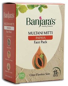 Banjaras Multani Mitti  Papaya Face Pack 100g