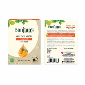 Banjara's Multani Mitti Orange Face Pack Powder 100gms