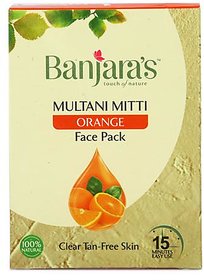 Banjaras Multani Mitti Orange Face Pack 100g