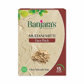 Banjara's Multani Mitti Face Pack Powder 100gms (Pack Of 2)