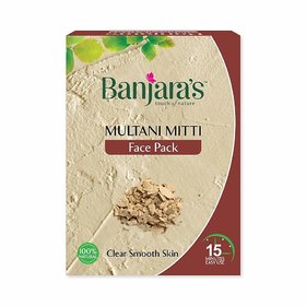 Banjara's Multani Mitti Face Pack Powder 100gms (Pack Of 3)